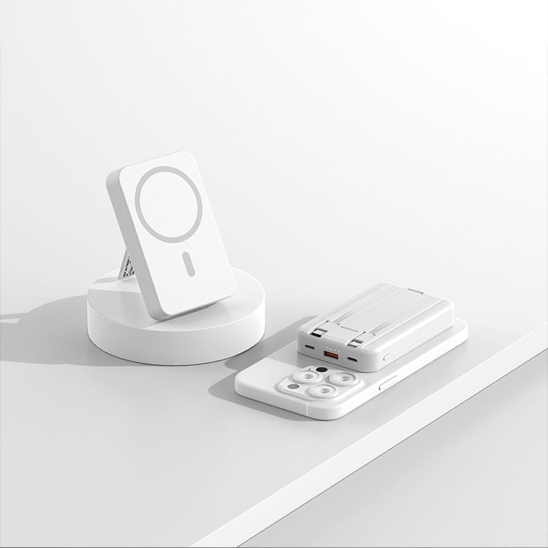 Magnetic Power Bank Comes With Wired Wireless Charging Magsafe Mini Shared Fast Charging Mobile Power Power Bank
