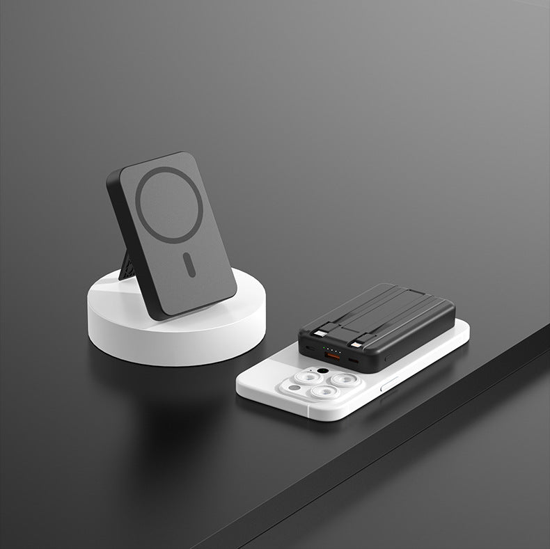 Magnetic Power Bank Comes With Wired Wireless Charging Magsafe Mini Shared Fast Charging Mobile Power Power Bank